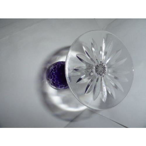 Faberge Odessa Cobalt Blue Hock Crystal Goblet without box