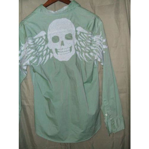 Raw mens casual designer shirt large