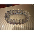 clear glass sprocket cigar ashtray