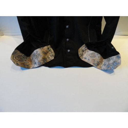 Deluxe Collection Mens Brown designer dress shirt size 3