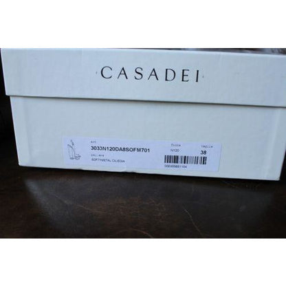 Casadei Ladies Plexi-Wedge Slingback Sandal new in the original box size 38