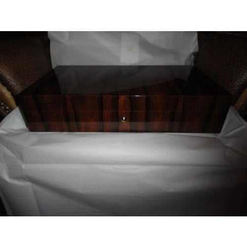 Elie Bleu Ebony  Vertical Humidor 110 Count NIB Made in France