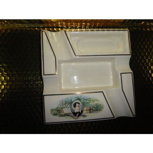 Bryon Ceramic Cigar Ashtray has minor surface crack