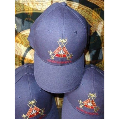Montecristo Blue Embroided Baseball Cap with Velcro Adjustment Strap