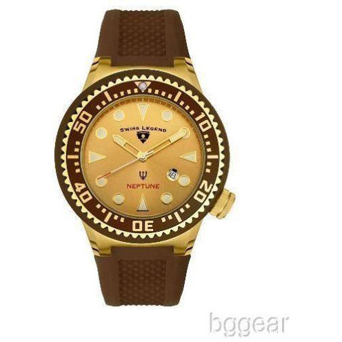 Swiss Legend Men's Neptune Gold & Brown Watch