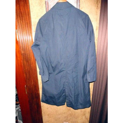 London Fog Navy Blue Trench Coat preowned good condition