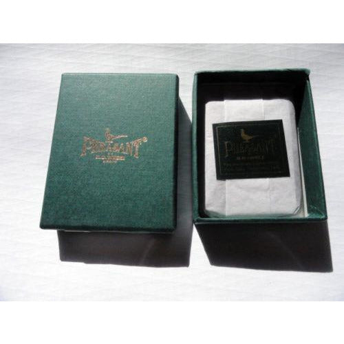 Pheasant by R.D.Gomez Stainless Steel Cutter Karabu Tan  Leather BNIB