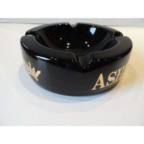 Ashton Cigar Logo Large Ceramic Ashtray holds 4 cigars new in the original box