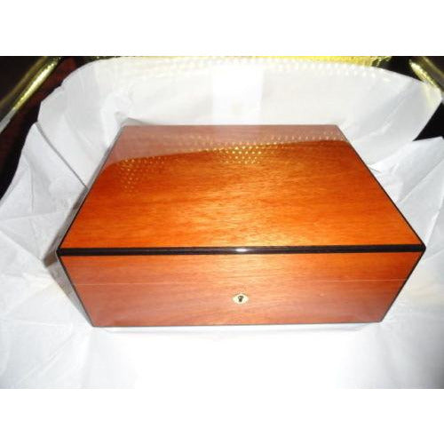 Elie Bleu Acajou Blond Mahogany Humidor — 100 Count