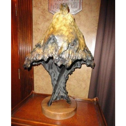 Dan Garrett "Grasslands Warrior" Bronze Sculpture