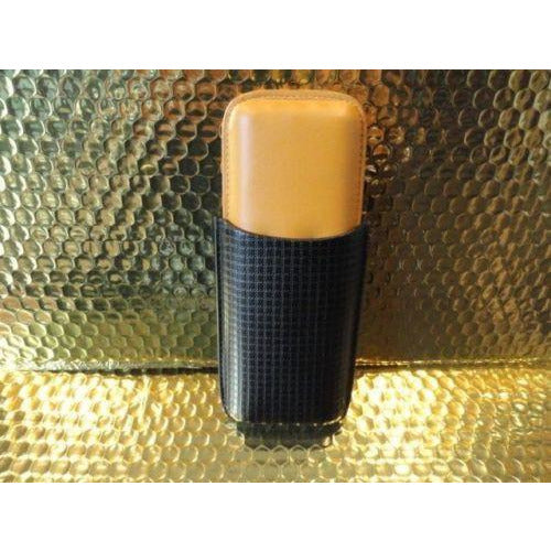 Black & Gold Leathercigar case