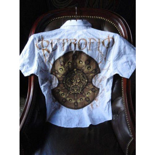 Retrofit mens casual shirt adult White with tags Medium size