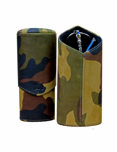 Brizard and Co. The Luxury Eyewear Stand - Camouflage Leather