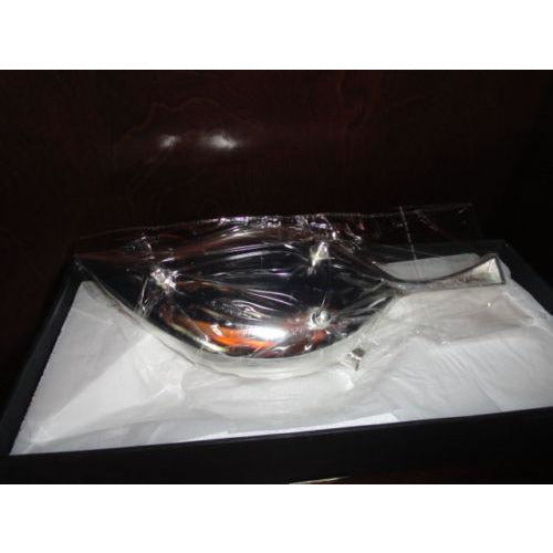 partagas silver plated cigar ashtray large size new in box