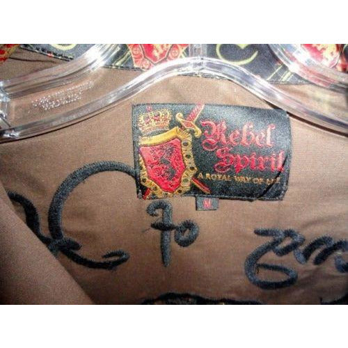 Rebel Spirit Mens Causal Shirt  " King of Kings" -Pre-Owned size Medium
