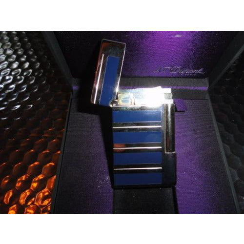 st dupont lighter midnight blue L2 in the original box