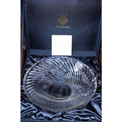 Fabergé Atelier Crystal Collection 12" Diameter Bowl