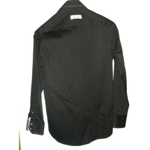 Deluxe Collection Mens Brown designer dress shirt size 3