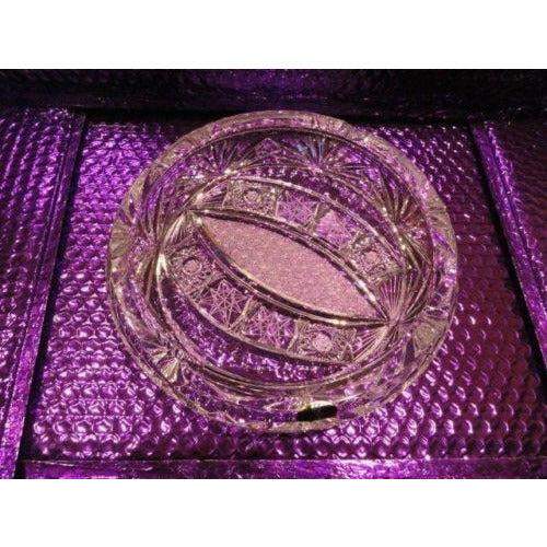 Cut Glass Ashtray handmade in Slovakia