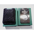 Pheasant by R.D.Gomez Stainless Steel  Cutter in Black Karabu Leather BNIB