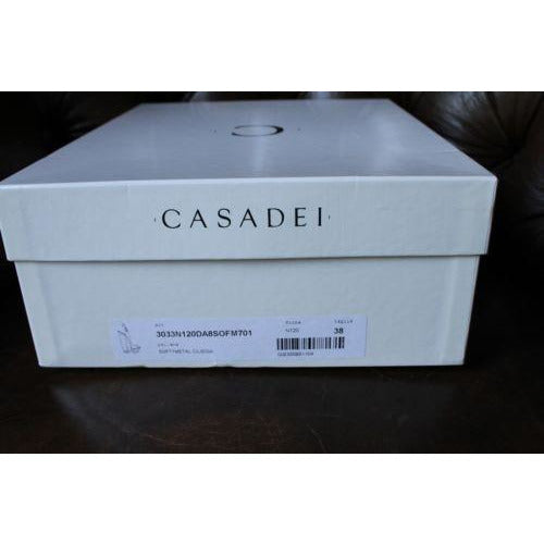 Casadei Ladies Plexi-Wedge Slingback Sandal new in the original box size 38
