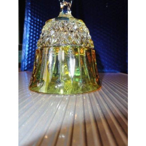 Faberge Xenia Yellow  Crystal Wine Glass without box