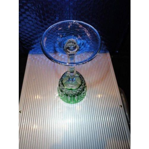 Faberge Xenia Emerald  Green Crystal Wine Glass without box
