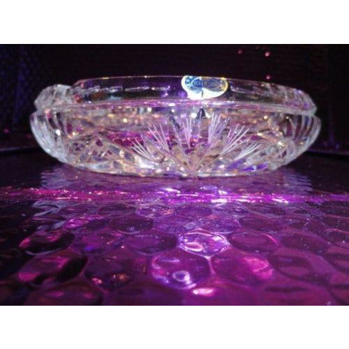 Cut Glass Ashtray handmade in Slovakia