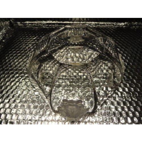 "VERSACE"BY ROSENTHAL, GERMANY  "MEDUSA LUMIERE" CRYSTAL BOWL, 7 INCH