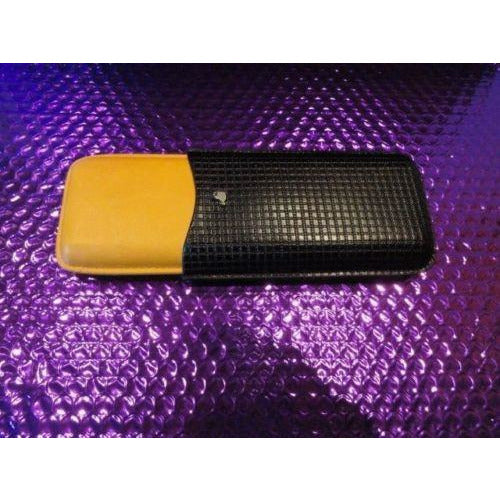 Black & Gold Cigar Leather case