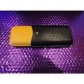 Black & Gold Cigar Leather case