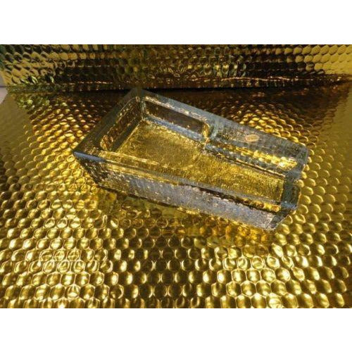 glass  ashtray new without box