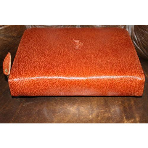 pheasant by R.D.Gomez made in Spain Havana  colored Leather   Case