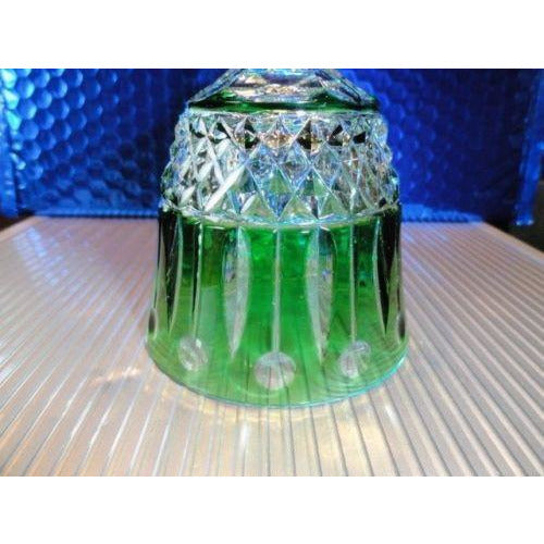Faberge Xenia Emerald  Green Crystal Wine Glass without box