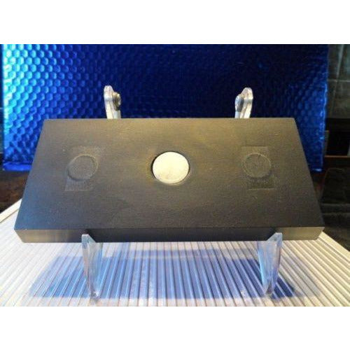 Elie Bleu Humidifier in Silver colored anodized finish measures  6.25" x 3"