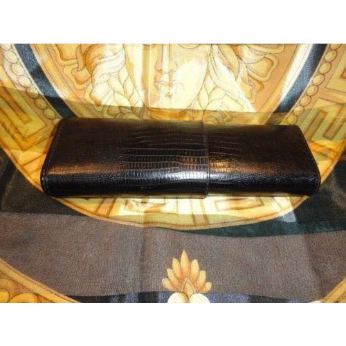 Andre Garcia Rugato Black  Lizard Skin  leather cigar case  in the original box