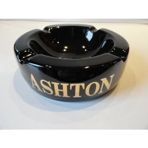 Ashton Cigar Logo Large Ceramic Ashtray holds 4 cigars new in the original box