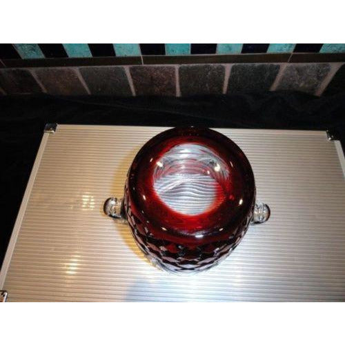 Faberge Odessa Ruby Red  Ice Bucket - New without the box