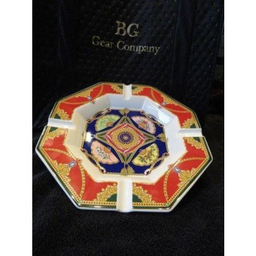 Versace by Rosenthal Ashtray 9 inches wide New Porcelain without box