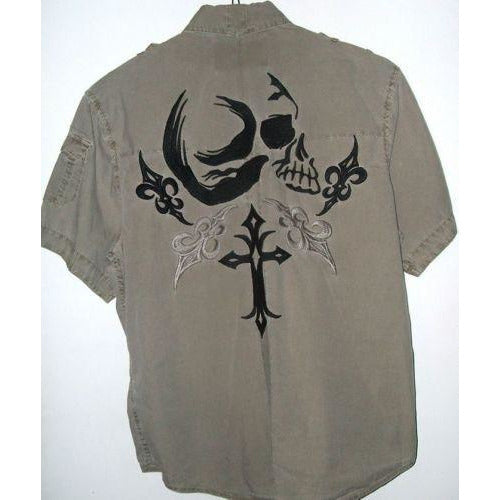 Rebel Spirit mens large casual dress shirt