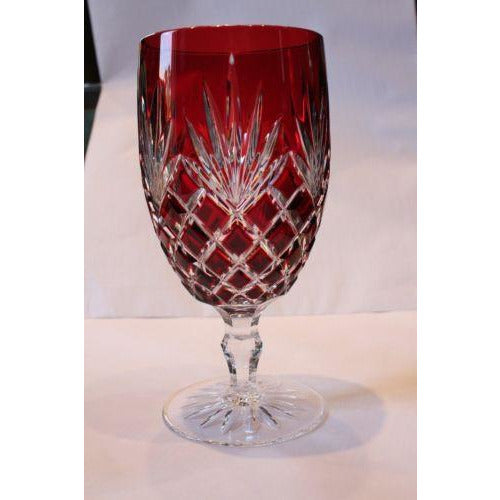 Fabergé Odessa Ruby Red Crystal Beverage Glass