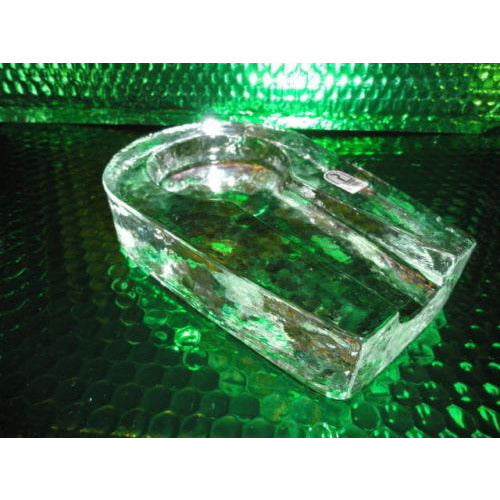 Heavy Pilgrim Glass Cigar Ashtray
