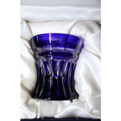 Faberge Na Zdorovya Vodka Crystal Cobalt Blue Edition Single Shot Glass