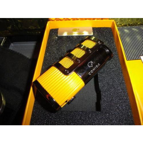 Stainless Steel Dual Blades Cutter & Lighter in boxes