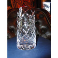 Faberge Crystal Glass  5" tall with 2 7/8" opening new without box