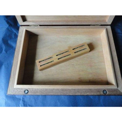 MASTRO DE PAJA -  Cigar Cedar Travel Humidor Cigar Box made in Italy