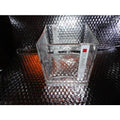 Dunhill Heavy Glass Square Desk Holder