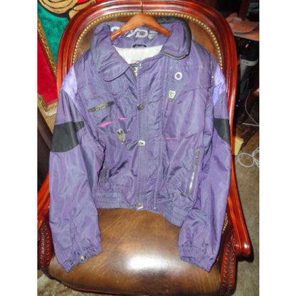 Spyder Active Sports Ski Jacket USA Large in Purples preowned Good condition
