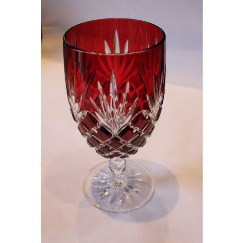 Fabergé Odessa Ruby Red Crystal Beverage Glass