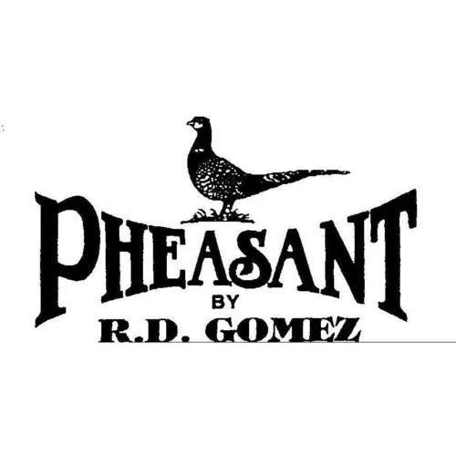 Pheasant by R.D.Gomez Stainless Steel  Cutter in Black Karabu Leather BNIB